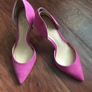 Vince Camuto Heels Magenta Fuchsia Color